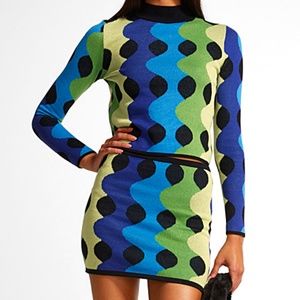 Knit Sweater and Skirt